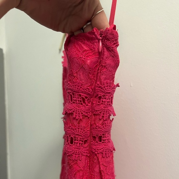 NSR - Napean Sea Rd - Pink lace spaghetti strap sundress - Size M - Picture 5 of 16